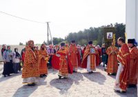 Архиерейское литургия в день жен-мироносиц в Троицком соборе р. п. Ордынское