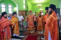 Епископ Филипп принял участие в Божественной литургии в Иоанно-Предтеченском монастыре