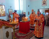 Архиерейское служение в Троицком соборе  в р. п. Ордынское в день Радоницы