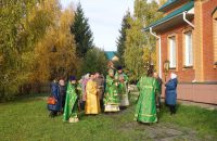 Архиерейский визит в село Довольное  в день памяти прп. Сергия Радонежского