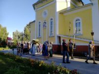 Успение Пресвятой Богородицы и чин погребения Плащаницы в с. Кочках